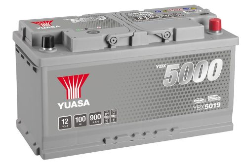Yuasa Silver High Performance SMF YBX5019 akkumulátor, 12V 100Ah 900A J+ EU, magas