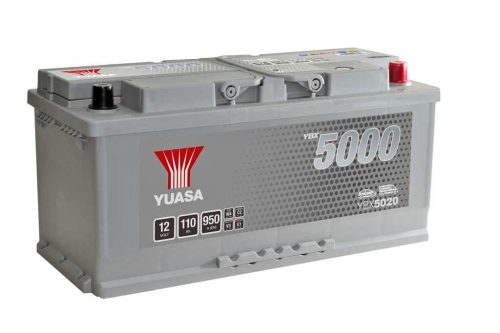 Yuasa Silver High Performance SMF YBX5020 akkumulátor, 12V 110Ah 950A J+ EU, magas