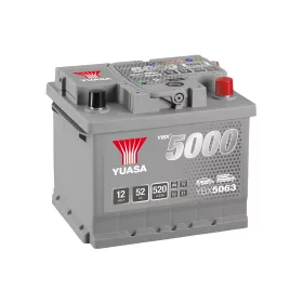   Yuasa Silver High Performance SMF YBX5063 akkumulátor, 12V 52Ah 520A J+ EU, alacsony
