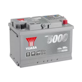   Yuasa Silver High Performance SMF YBX5096 akkumulátor, 12V 80Ah 740A J+ EU, magas