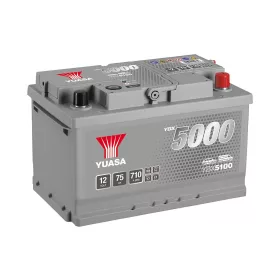   Yuasa Silver High Performance SMF YBX5100 akkumulátor, 12V 75Ah 710A J+ EU, alacsony