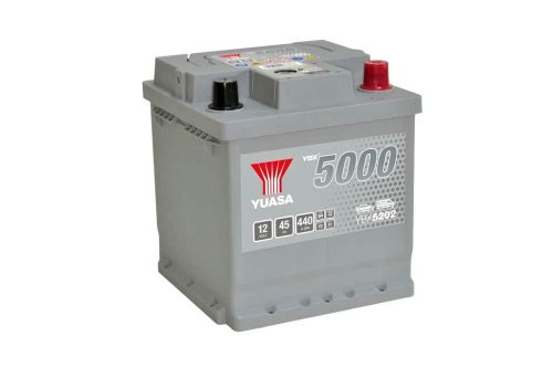 Yuasa Silver High Performance SMF YBX5202 akkumulátor, 12V 45Ah 4400A J+ EU, magas
