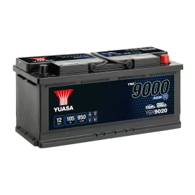   Yuasa AGM Start Stop Plus YBX9020 akkumulátor, 12V 105Ah 950A J+ EU, magas