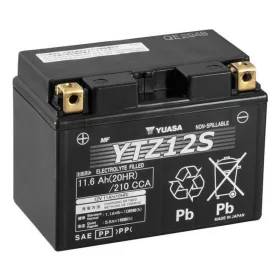   Yuasa AGM YTZ12S motorkerékpár akkumulátor, 12V 20AH 230A B+
